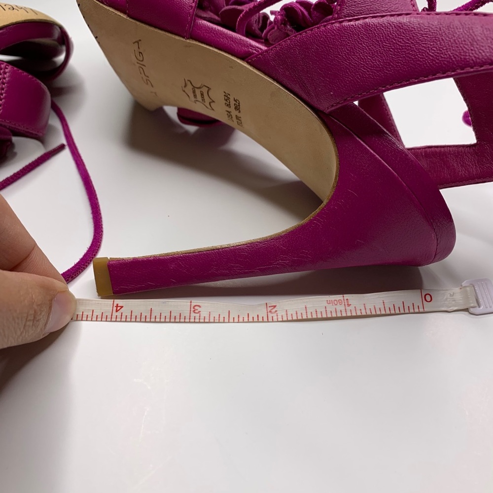 Via Spiga Pink Strappy Heels - Picture 11 of 13